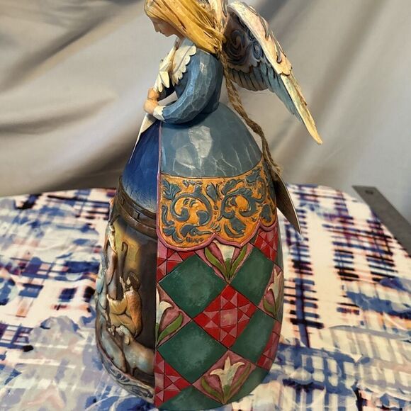 Jim Shore Heartwood Creek A Star Shall Guide Us Angel Nativity 2005 “No Box” - Picture 10 of 14